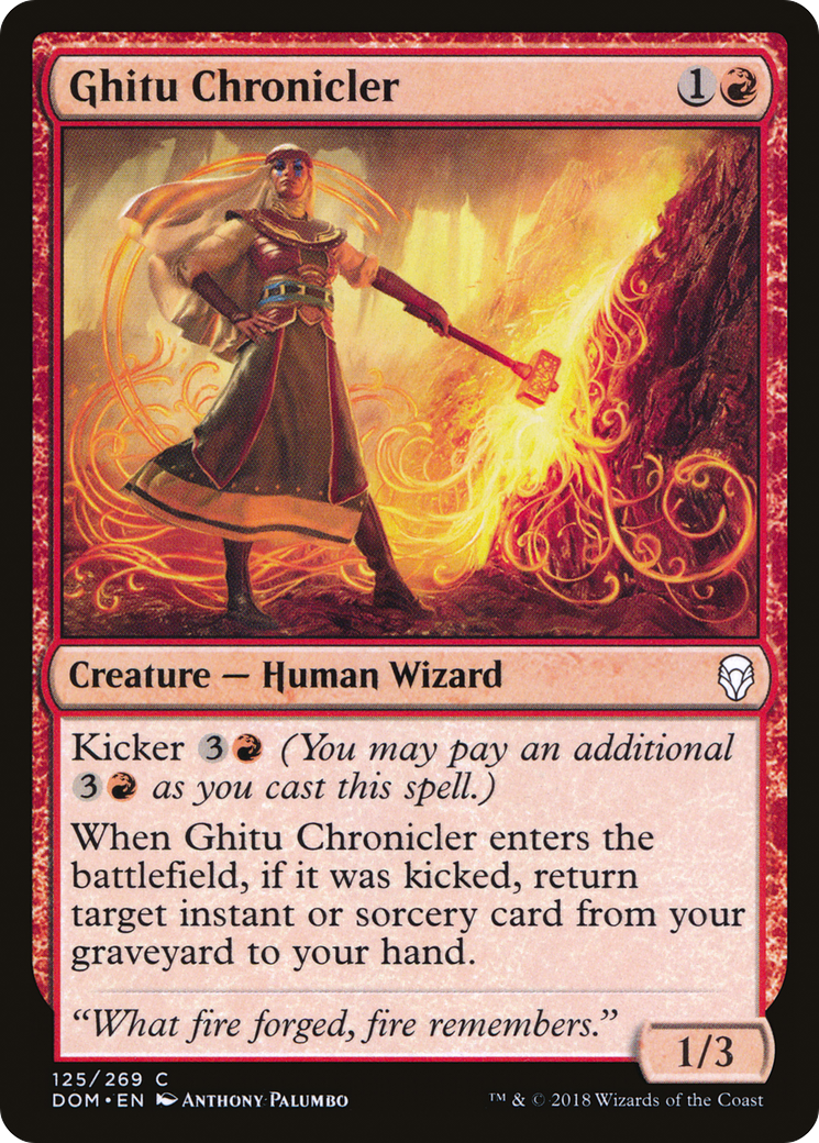 Ghitu Chronicler (125) Foil - Dominaria