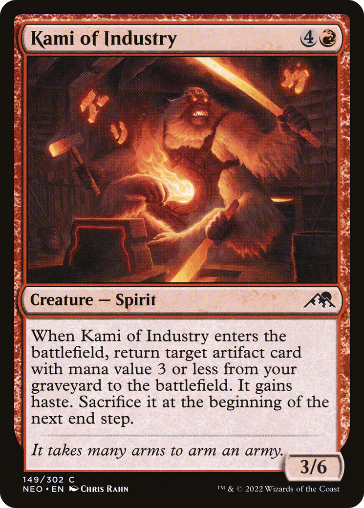 Kami of Industry (149) Foil - Kamigawa: Neon Dynasty