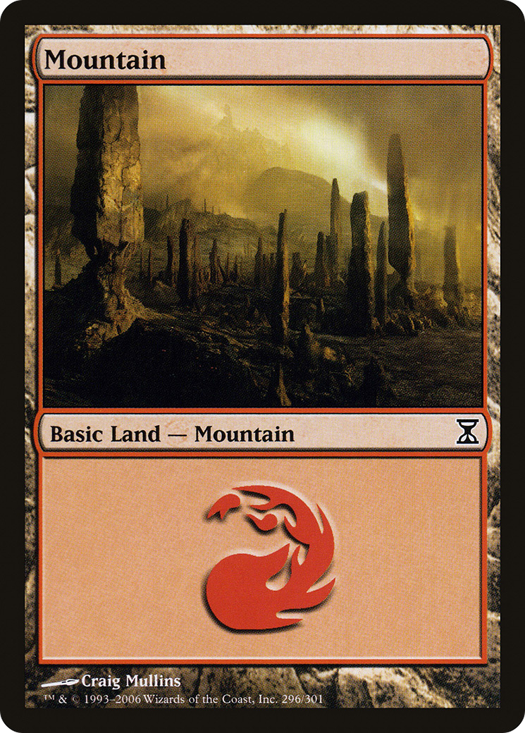 Mountain (296) Foil - Time Spiral