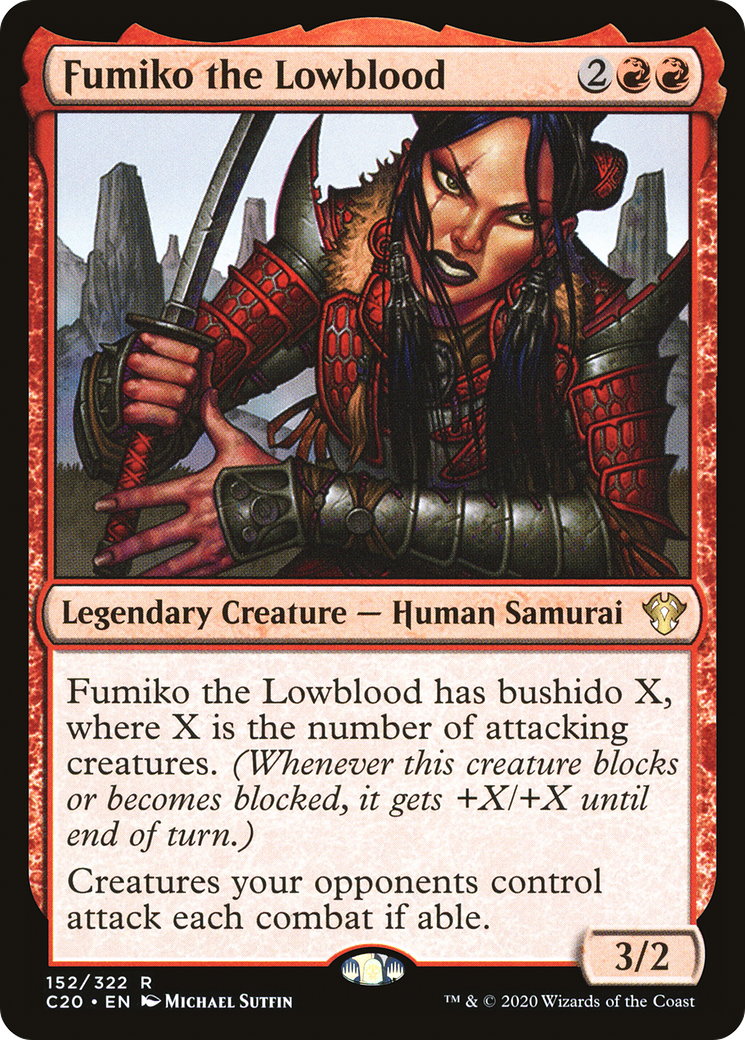 Fumiko the Lowblood (152) - Commander 2020