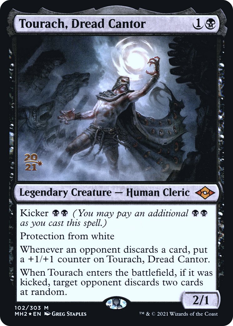 Tourach, Dread Cantor (102s) Foil - Modern Horizons 2 Promos