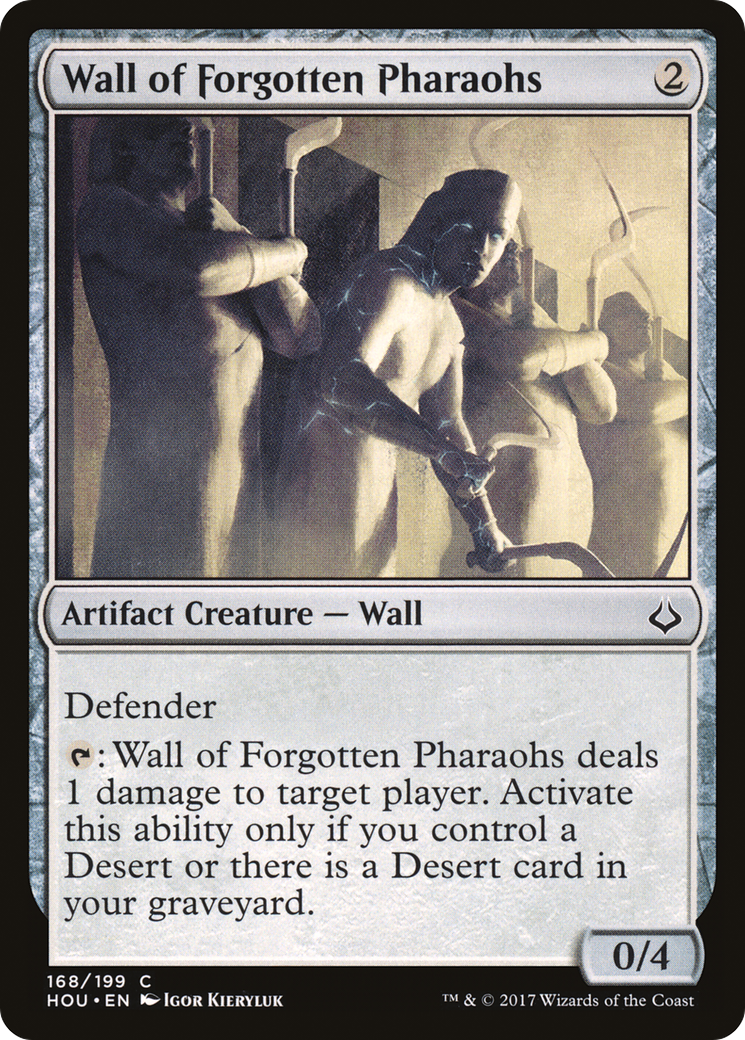 Wall of Forgotten Pharaohs (168) Foil - Hour of Devastation