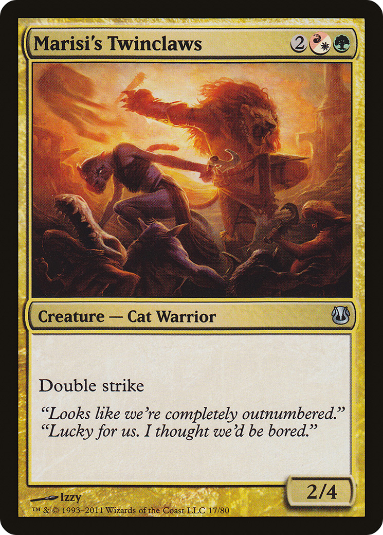 Marisi's Twinclaws (017) - Duel Decks: Ajani vs. Nicol Bolas
