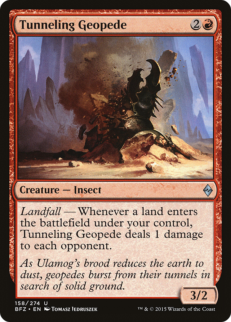 Tunneling Geopede (158) - Battle for Zendikar