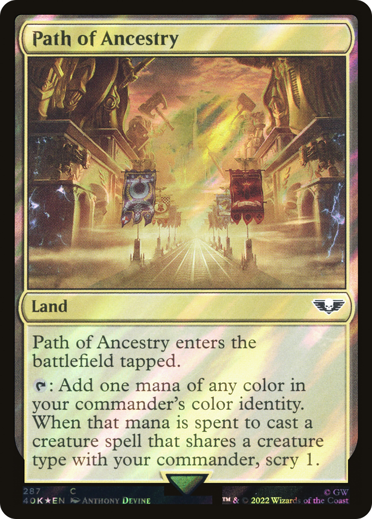Path of Ancestry (287) Surge Foil - Warhammer 40,000 Commander