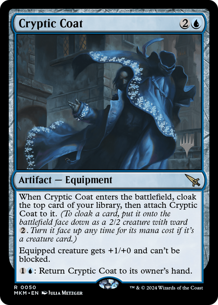Cryptic Coat (050) Foil - Murders at Karlov Manor Promos