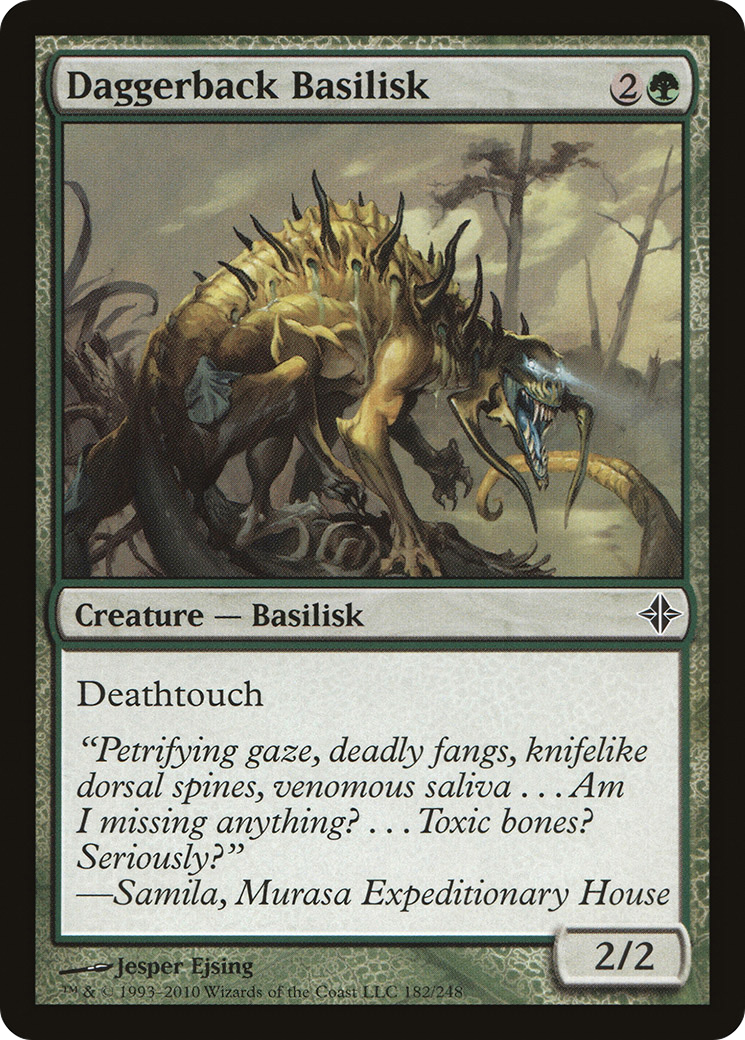 Daggerback Basilisk (182) - Rise of the Eldrazi