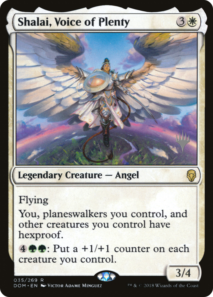 Shalai, Voice of Plenty (035) - Dominaria Promos