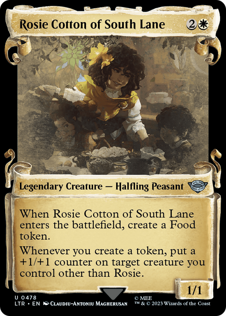 Rosie Cotton of South Lane (Showcase Scrolls) (Showcase) (478) Foil - The Lord of the Rings: Tales of Middle-earth