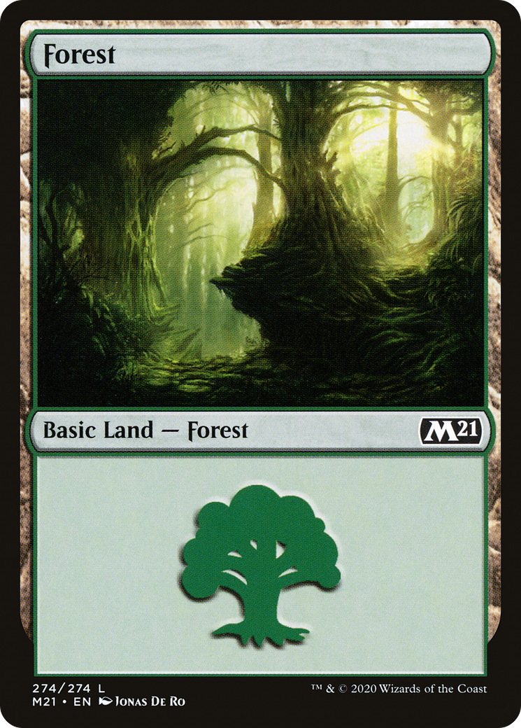 Forest (274) Foil - Core Set 2021