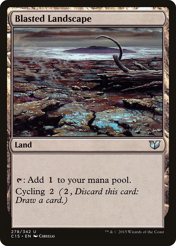 Blasted Landscape (278) - Commander 2015
