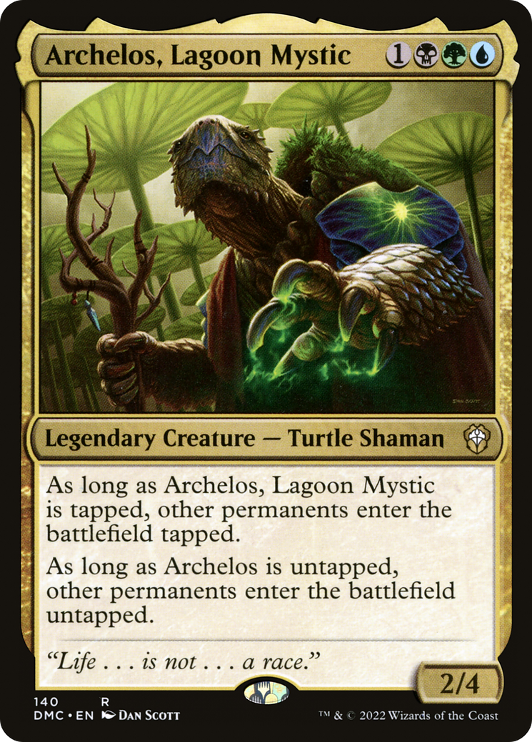 Archelos, Lagoon Mystic (140) - Dominaria United Commander