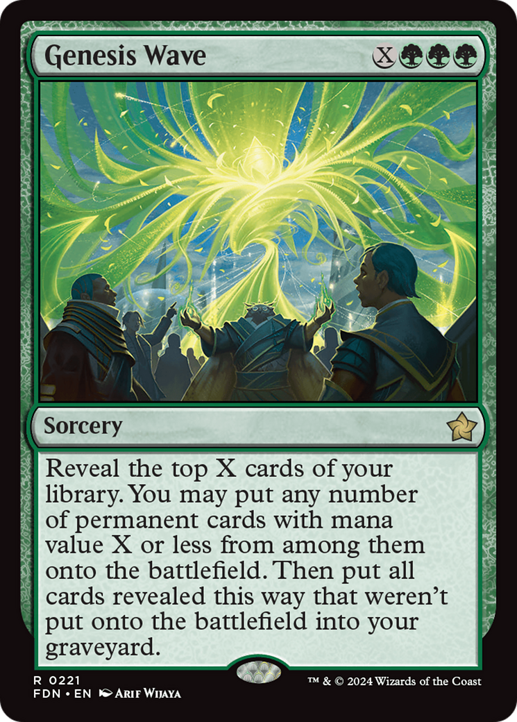 Genesis Wave (221) Foil - Foundations