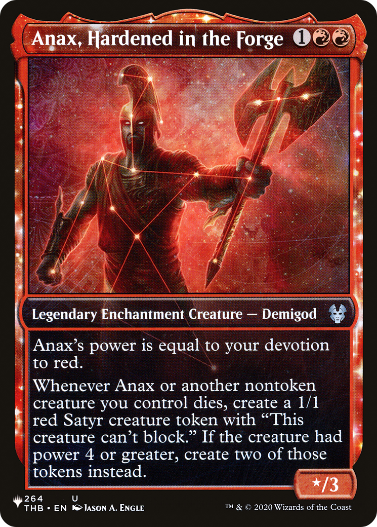 Anax, Hardened in the Forge (Showcase) (264/254) - The List