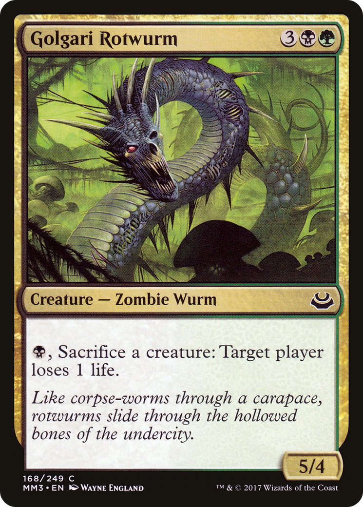 Golgari Rotwurm (168) - Modern Masters 2017