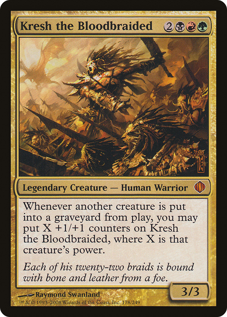 Kresh the Bloodbraided (178) Foil - Shards of Alara