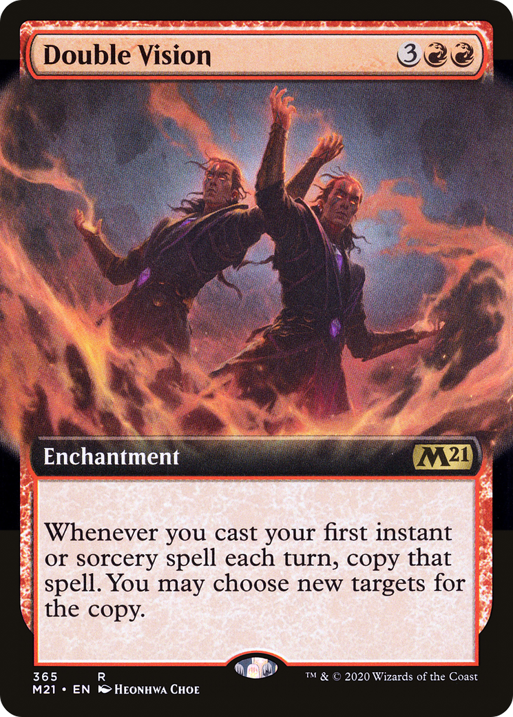 Double Vision (Extended Art) (365) Foil - Core Set 2021