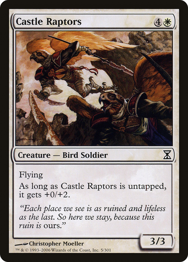 Castle Raptors (005) Foil - Time Spiral