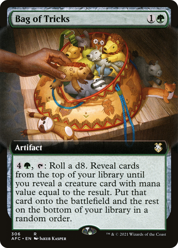 Bag of Tricks (Extended Art) (306) - Forgotten Realms Commander
