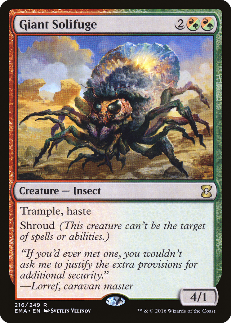 Giant Solifuge (216) - Eternal Masters