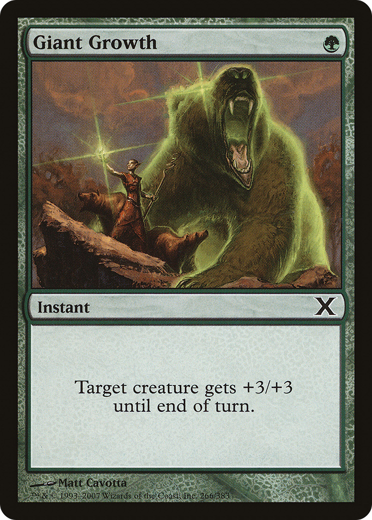 Giant Growth (266) - Tenth Edition