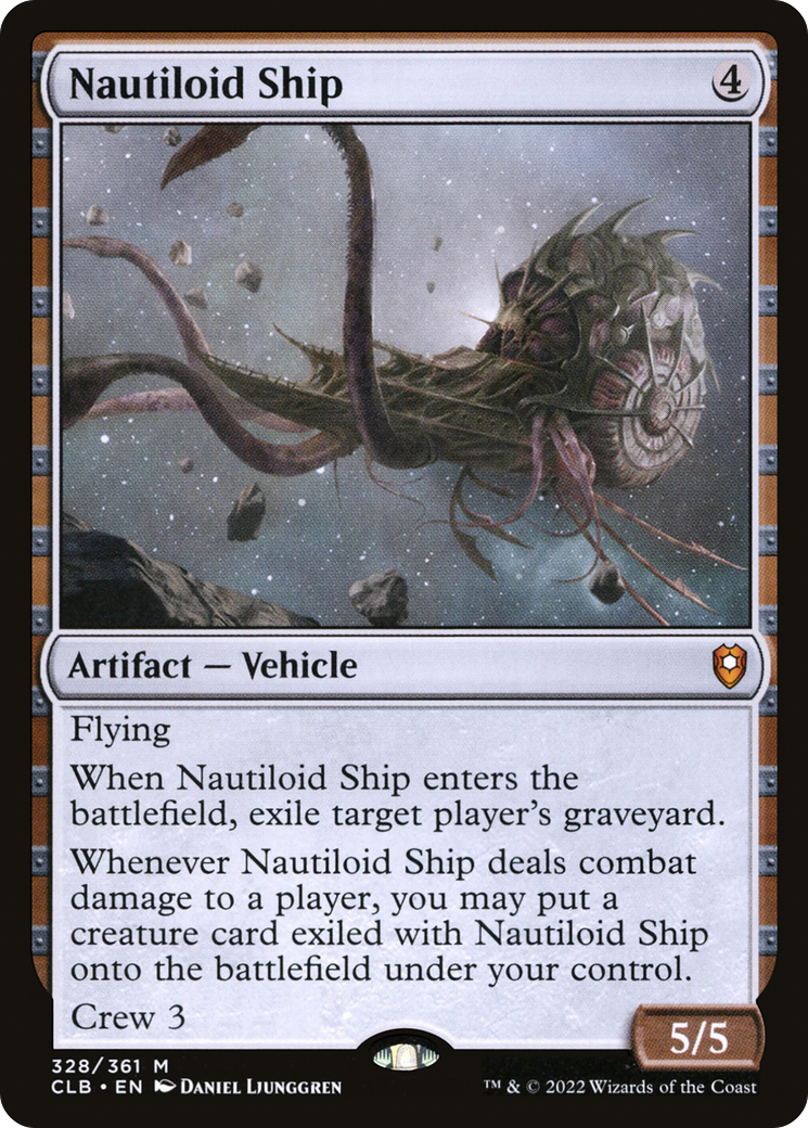 Nautiloid Ship (328) - Commander Legends: Battle for Baldur's Gate