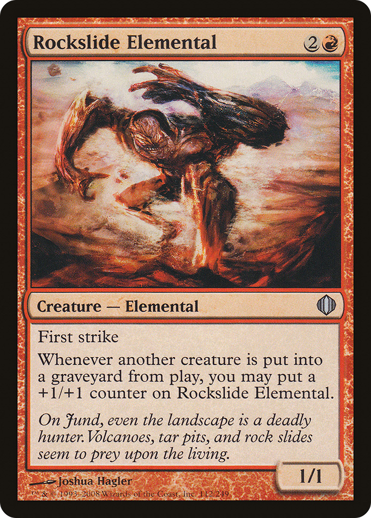Rockslide Elemental (112) Foil - Shards of Alara
