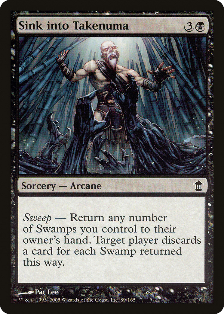 Sink into Takenuma (089) Foil - Saviors of Kamigawa