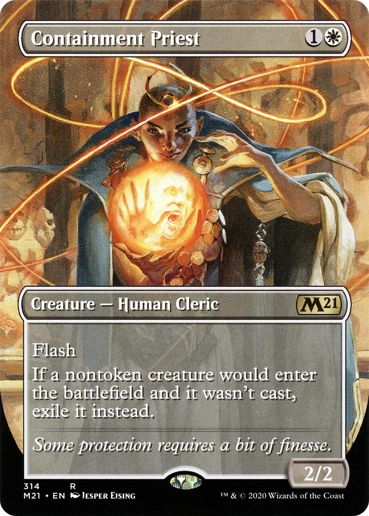 Containment Priest (Alternate Art) (314) Foil - Core Set 2021