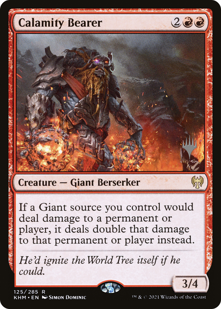 Calamity Bearer (125p) Foil - Kaldheim Promos