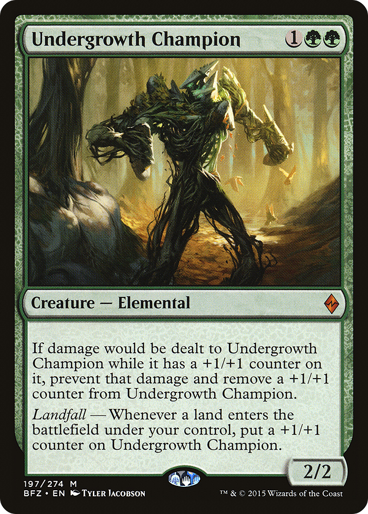 Undergrowth Champion (197) - Battle for Zendikar