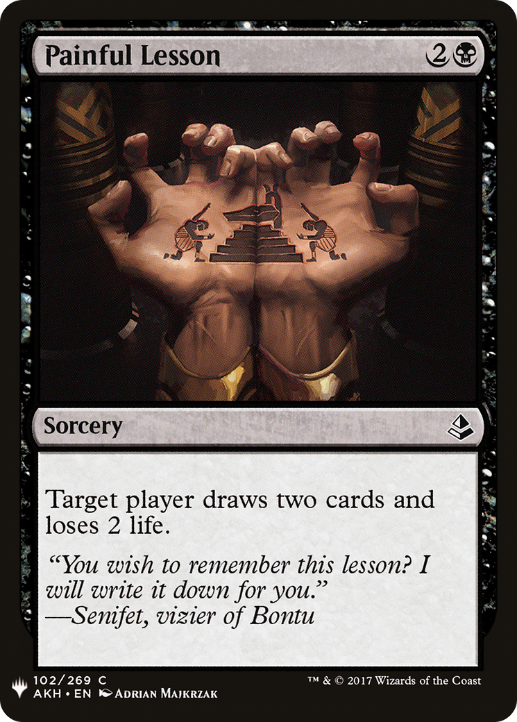 Painful Lesson (AKH-102) - The List