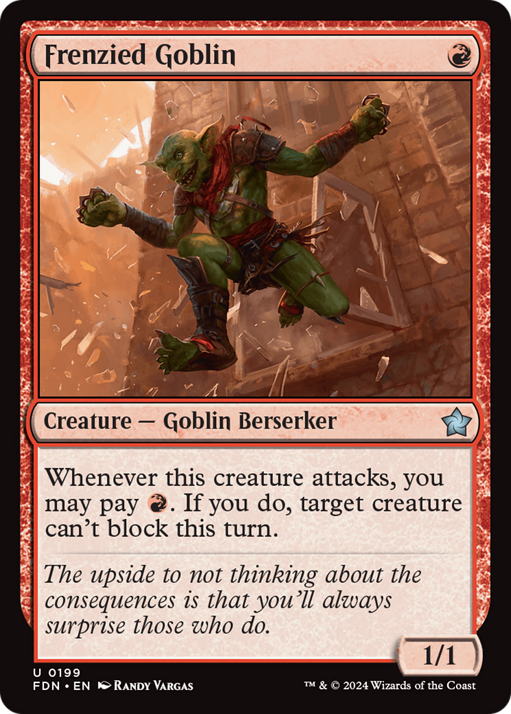 Frenzied Goblin (199) - Foundations
