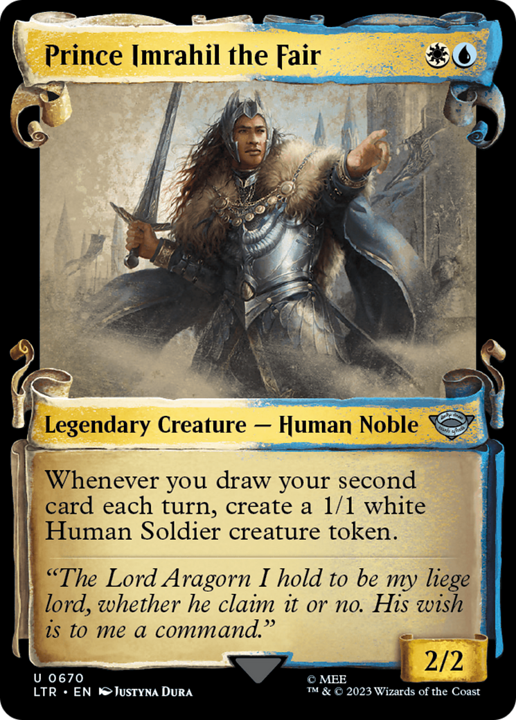 Prince Imrahil the Fair (Showcase Scrolls) (Showcase) (670) - The Lord of the Rings: Tales of Middle-earth