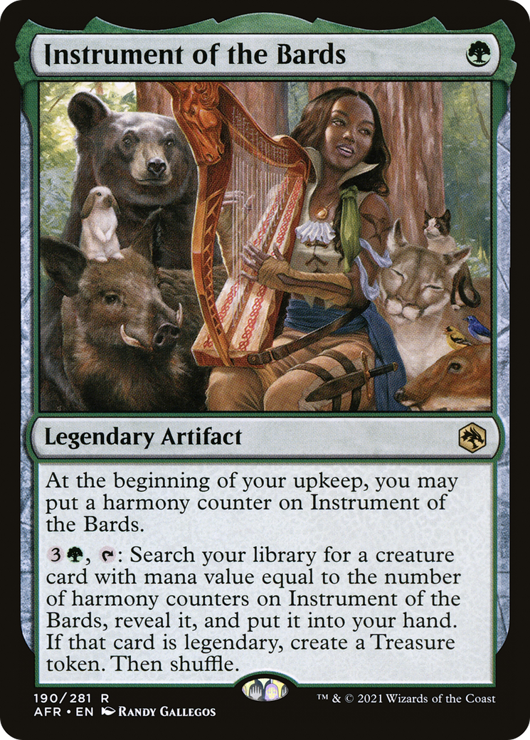Instrument of the Bards (190) Foil - Adventures in the Forgotten Realms