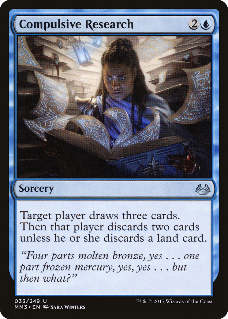 Compulsive Research (033) Foil - Modern Masters 2017