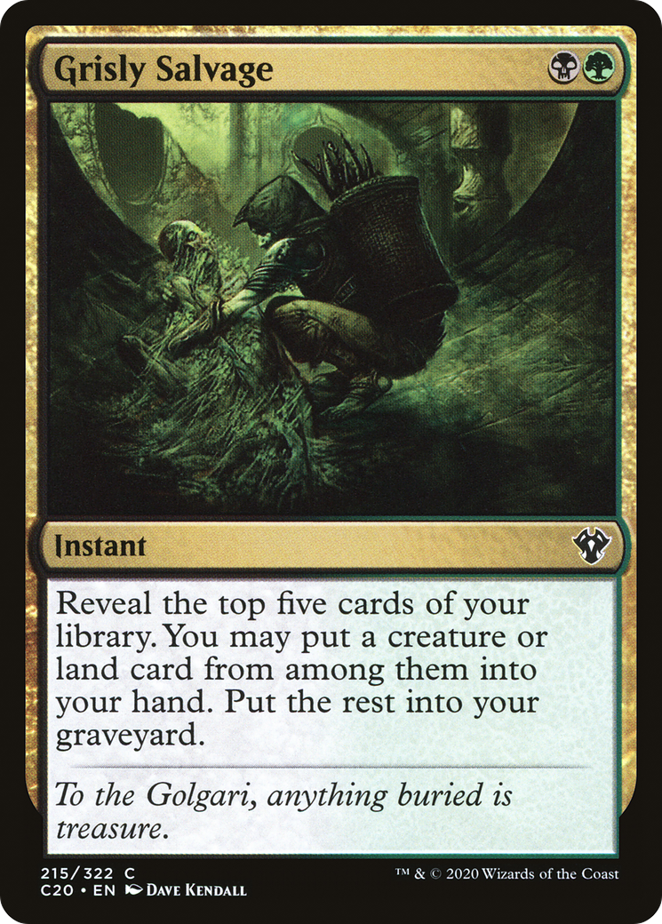 Grisly Salvage (215) - Commander 2020