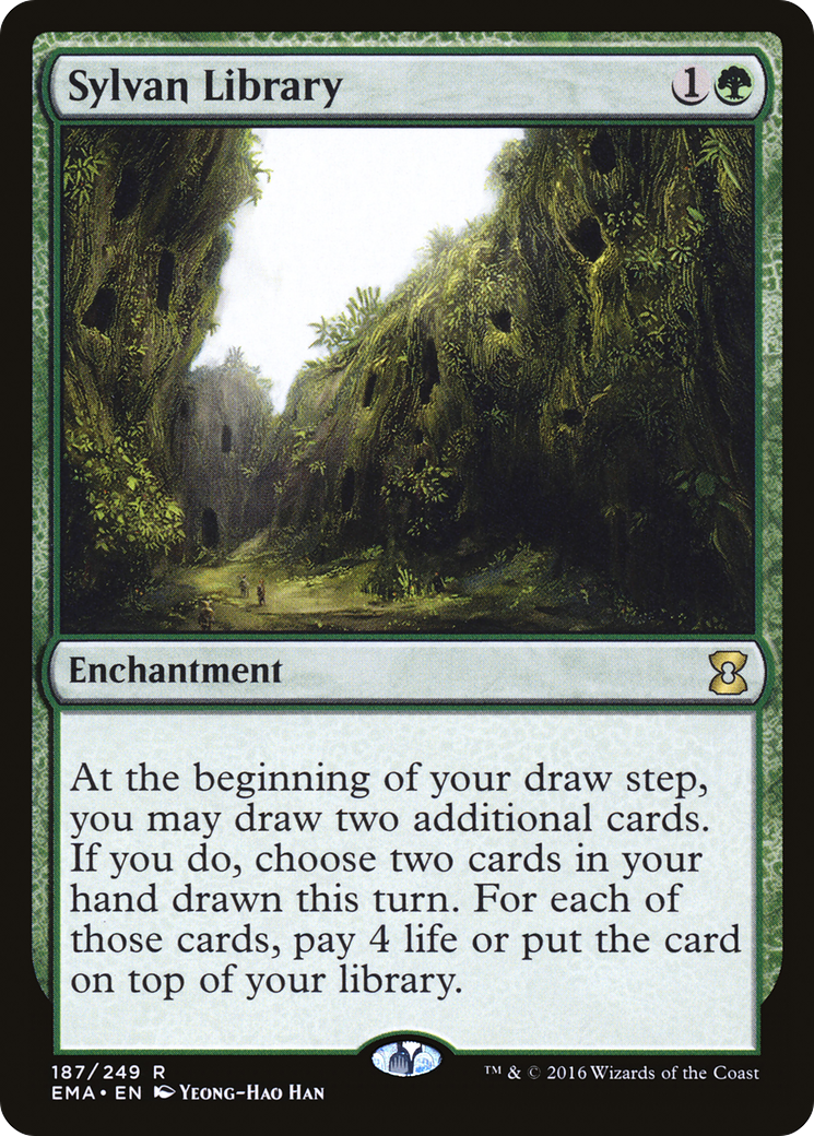 Sylvan Library (187) Foil - Eternal Masters
