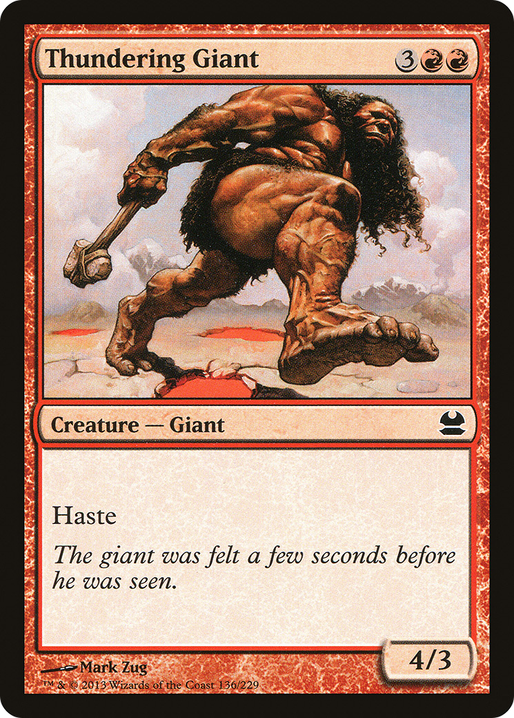 Thundering Giant (136) - Modern Masters