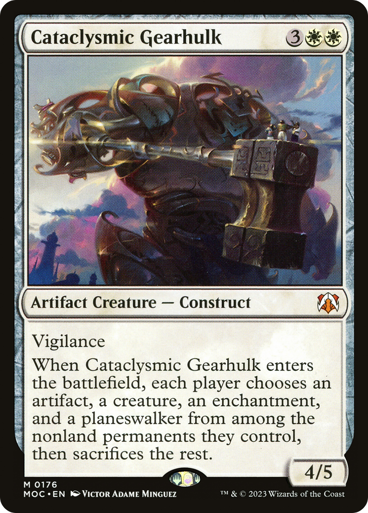 Cataclysmic Gearhulk (176) - March of the Machine Commander