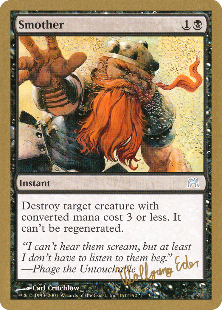 Smother - 2003 Wolfgang Eder (ONS) - World Championship Decks 2003