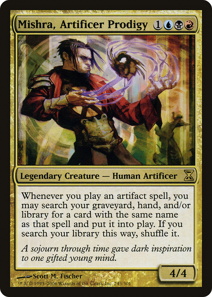 Mishra, Artificer Prodigy (243) - Time Spiral