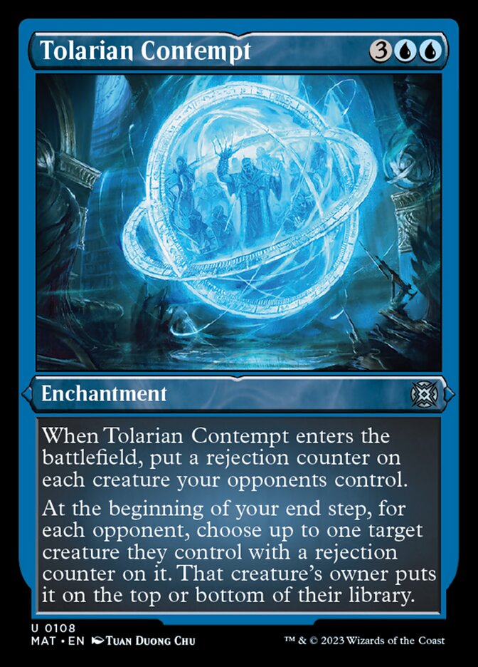 Tolarian Contempt (108) Etched - March of the Machine: The Aftermath