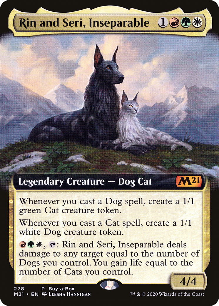 Rin and Seri, Inseparable (Extended Art) (278) - Core Set 2021