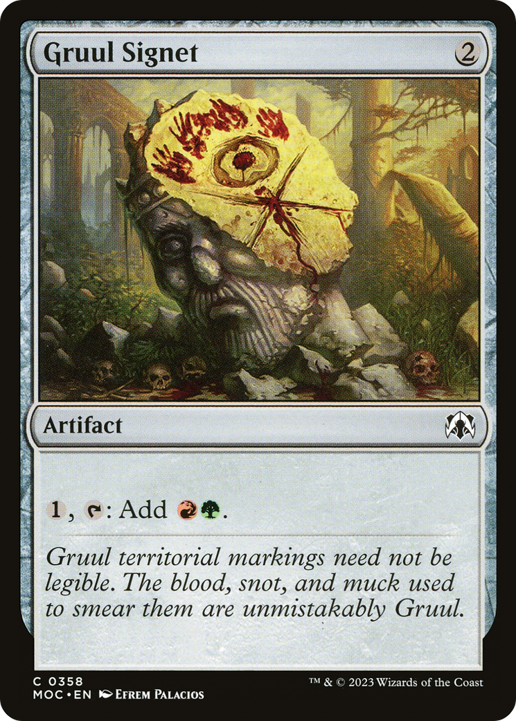 Gruul Signet (358) - March of the Machine Commander