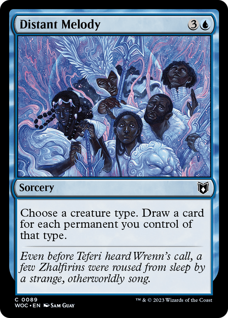 Distant Melody (089) - Wilds of Eldraine Commander