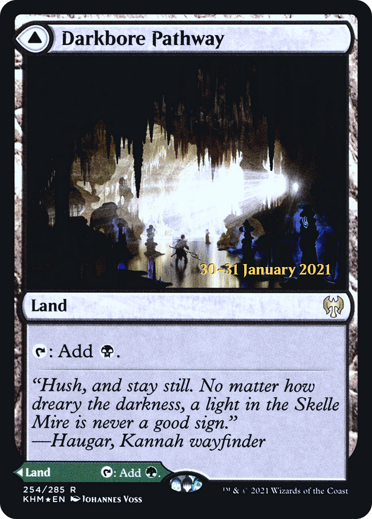 Darkbore Pathway // Slitherbore Pathway (254s) Foil - Kaldheim Promos