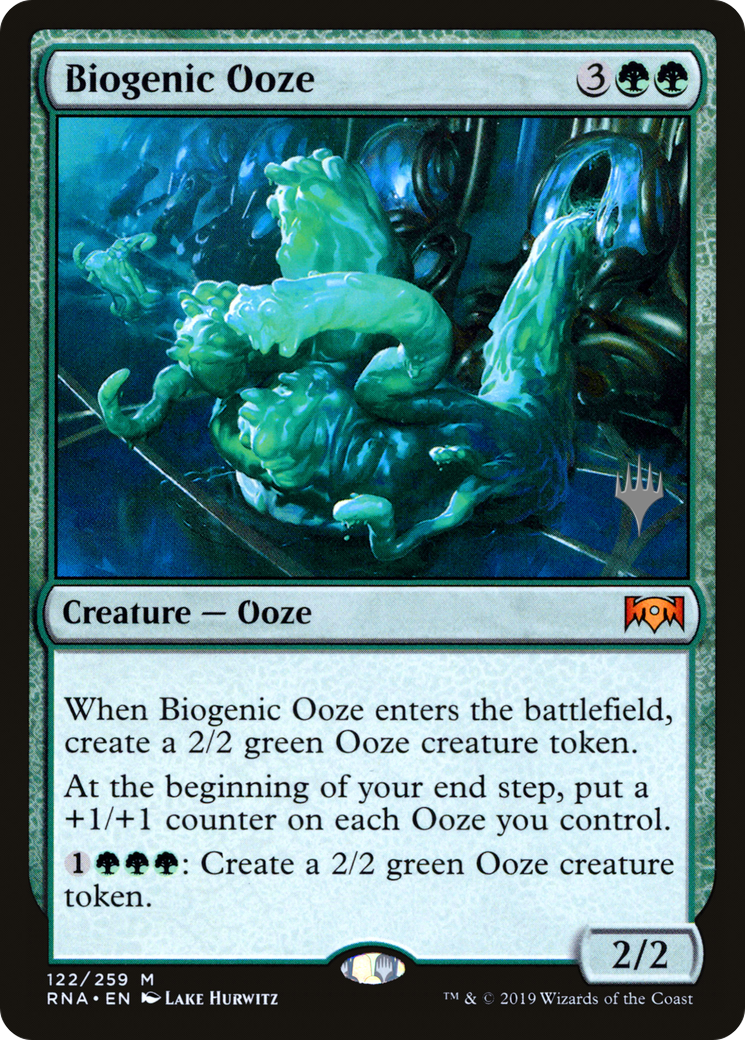Biogenic Ooze (122p) Foil - Ravnica Allegiance Promos