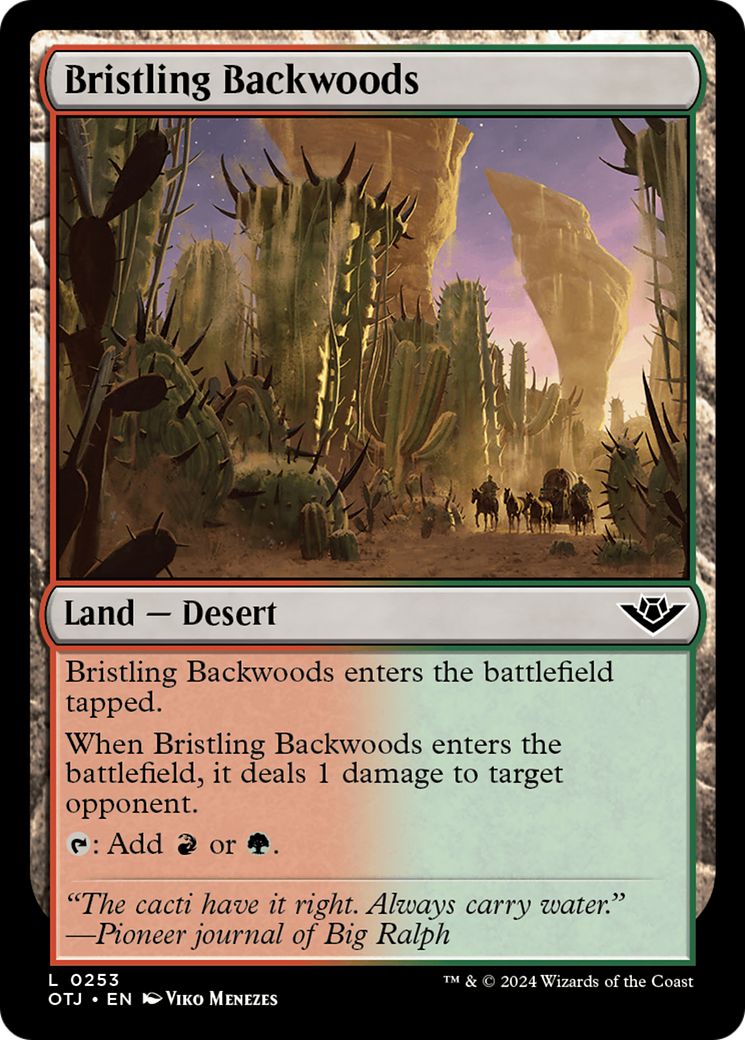 Bristling Backwoods (253) Foil - Outlaws of Thunder Junction