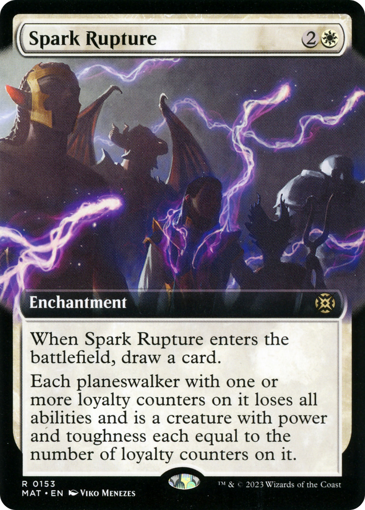 Spark Rupture (Extended Art) (153) Foil - March of the Machine: The Aftermath